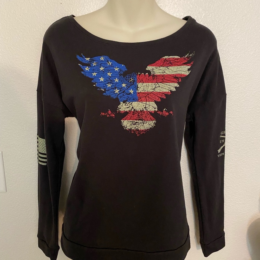 Long sleeve grunt style top